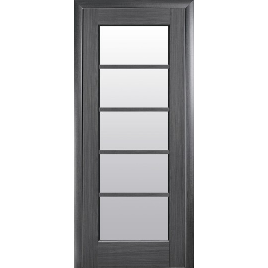 Дверне полотно Новий стиль Муза 70 см Grey + скло (2150) (61156)