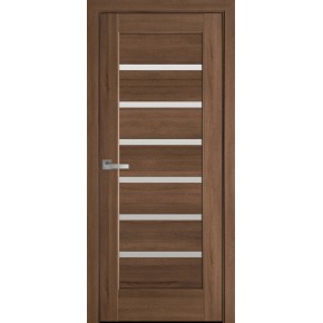 Дверное полотно Новый стиль Линнея 90 см Золотая ольха + стекло (2100) (62749)