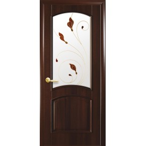 Дверное полотно Новый стиль Антре 60 см Каштан + Р1 (88092)