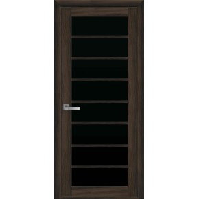 Дверное полотно Новый стиль Виола 70 см Орех 3D + стекло BLK (118270)