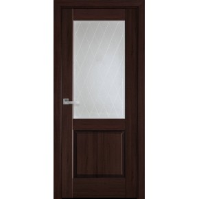Дверное полотно Новый стиль Эпика 90 см Каштан + Р2 (121724)