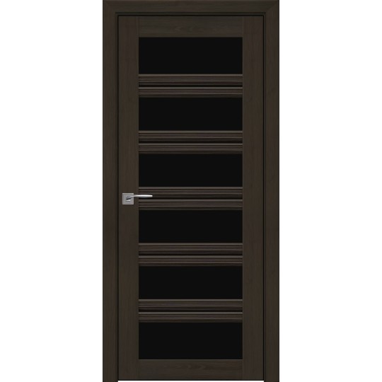 Дверное полотно Новый стиль Виченца С2 60 см Жемчужина кофейная + стекло BLK (129349)