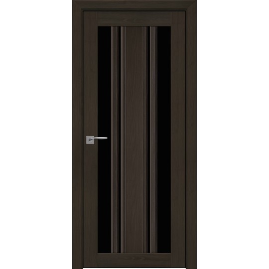 Дверное полотно Новый стиль Верона С2 60 см Жемчужина кофейная + стекло BLK (129509)