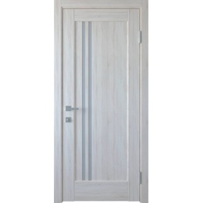 Дверное полотно ПВХ Делюкс "Делла" 900 ясень new + стекло (146113)