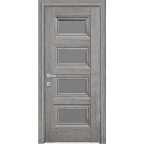 Дверне полотно Новий стиль Тесса 60 см Горіх скандинавський + скло GRF (153468)