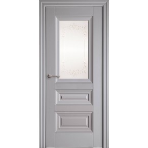Дверне полотно Новий стиль Статус 60 см Сіра пастель + Р2 (154757)