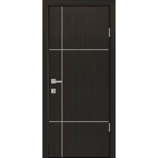 Дверное полотно Новый стиль Ника 90 см Венге new глухое silver termopack UM (155220)