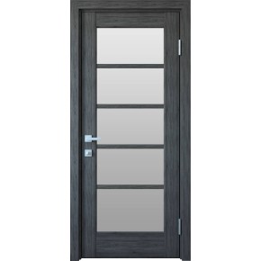 Дверне полотно Новий стиль Муза 40 см Grey new + скло (161726)
