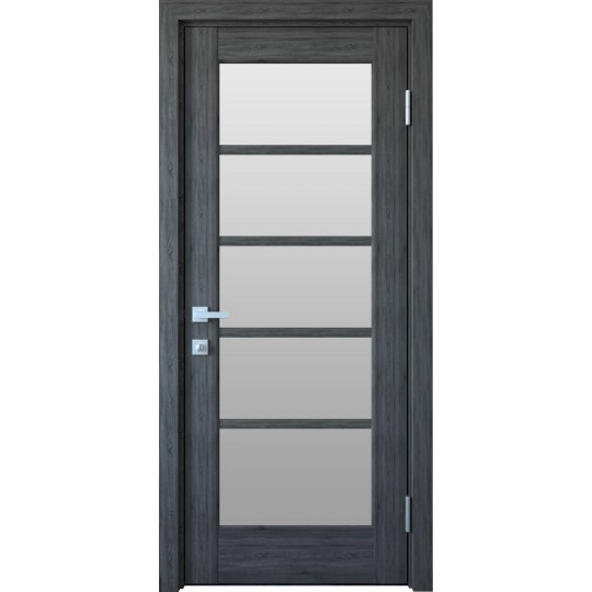 Дверне полотно Новий стиль Муза 60 см Grey new + скло (161727)