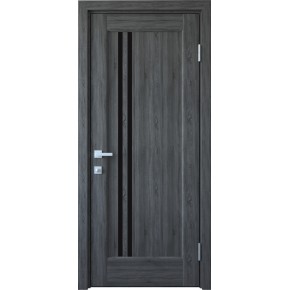 Дверне полотно ліве Новий стиль Делла 70 см Grey new + скло BLK (173416)