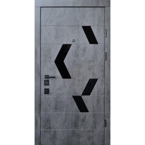 Двері Qdoors Авангард Конверс-Ak 950 Л бетон темный/грей софт