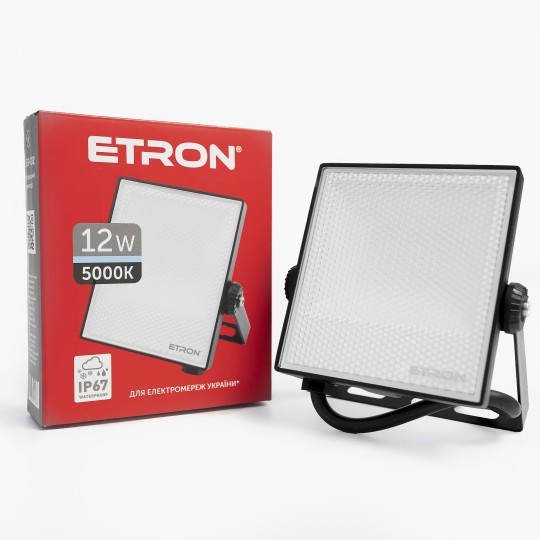 Прожектор светодиодный ETRON Spotlight Power 1-ESP-202 12W 5000К