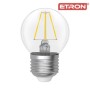 Светодиодная лампа ETRON Filament Power 1-EFP-141 G45 E27 8W 3000K прозрачное стекло