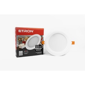 Светильник светодиодный ETRON Decor Power 1-EDP-628 15W 4200K ІР40 круг USD