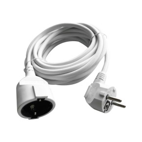 Подовжувач Extension cord 3G1 mm 5m 16A white (1637)
