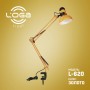 Лампа настільна з струбциною "Золото" L-620 (ТМ LOGA ® Light) (12)