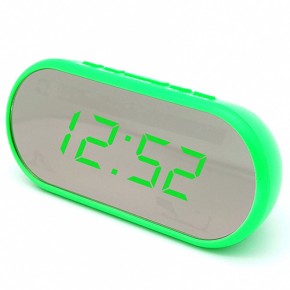 Часы сетевые VST-712Y-4, зеленые, USB
