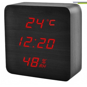 Часы сетевые VST-872S-1, температура, влажность, USB