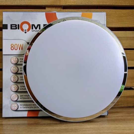 Светильник LED Смарт с д/у, 80Вт Biom SML-R18-80