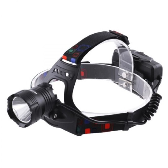 Фонарь налобный XQ-219-HP50 ЗУ micro USB