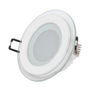 Світильник круглий+скло SMD LED 6W 4200K 480Lm 120° 165-260V IP20 Clara-6 білий