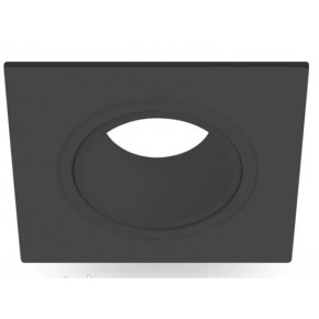 Свiтильник точковий DL0380 MR16/G5.3 пластик, чорний, квадрат, поворотний (7112)
