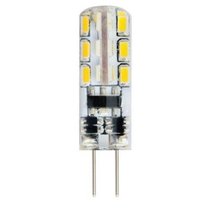 Лампа силиконовая SMD LED 1,5W G4 6400K 110Lm 360 ° 12V Midi (001-012-0002-020)