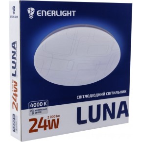 Светильник потолочный светодиодный ENERLIGHT LUNA 24Вт 4000К (LUNA24SMD80N)