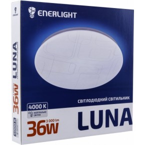 Cвітильник стельовий світлодіодний ENERLIGHT LUNA 36Вт 4000К (LUNA36SMD80N)