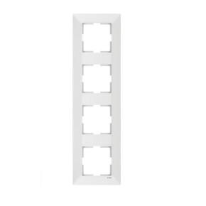 Рамка 4-я вертикальная Meridian (Белая) (90979024-WH)