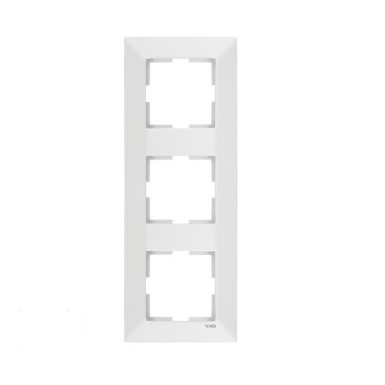Рамка 3-я вертикальна Meridian (Біла) (90979023-WH)