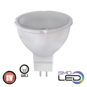 Лампа MR16 SMD LED 8W G5.3 6400K 630Lm 105° 175-250V Fonix-8 (001-001-0008-011)