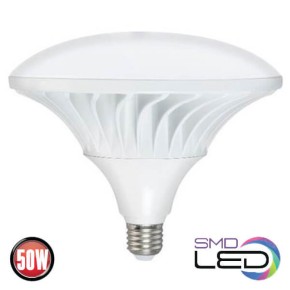 Лампа SMD LED 50W Е27 6400K 5000Lm 115° 175-250V UFO-PRO-50 (001-056-0050)