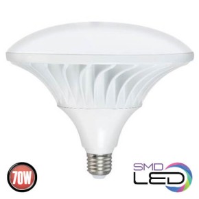 Лампа SMD LED 70W Е27 6400K 7000Lm 115° 175-250V UFO-PRO-70 (001-056-0070)