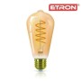 Лампа світлодіодна ETRON Filament Power 1-EFP-167 ST64 Vintage E27 7W 2700K позолочене скло