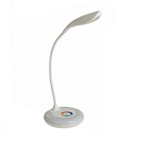 Настільна лампа RIGHT HAUSEN LED 5W (акум.) біла RGB підсвіч., USB живлення, сенсор (32шт) HN-245051