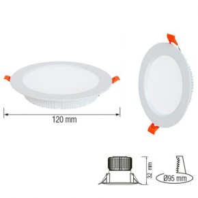 Світильник круглий COB LED 12W 4200К 900Lm Alexa-12 (016-048-00120)