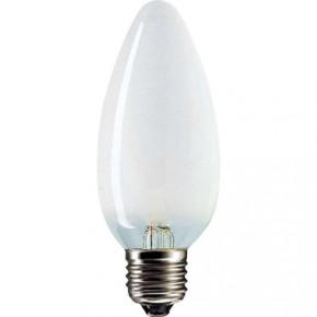 Лампа Philips B35 40W E27 свеча матовая (10018527)