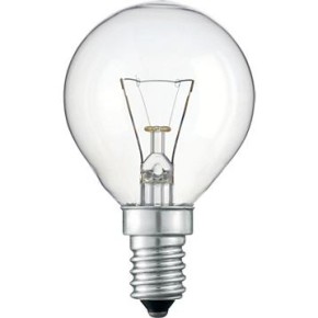Лампа Philips Р45 40W E14 шар прозрачная (10018563)
