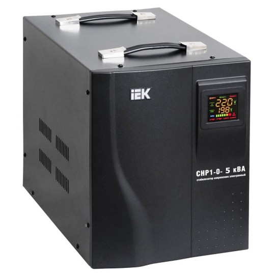 Стабилизатор напряжения Home 0,5 кВА (СНР1-0-0,5) переносной IEK