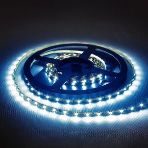 Світлодіодна стрічка LS603/LED-RL 60SMD(3528)/m 4.8W/m 12V 5m*8*0.22mm синій на білому (4943)