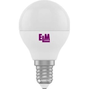 Лампа ELM Led сфера 7W PA10L E14 4000 D45 (18-0164)