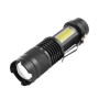 Ліхтарик ручний акумуляторний Police BL-1812C-XPE + COB 720000W ЗУ USB zoom 3 режима