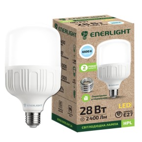Лампа світлодіодна ENERLIGHT HPL 28Вт 6500K E27