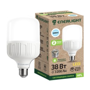 Лампа светодиодная ENERLIGHT HPL 38Вт 6500K E27