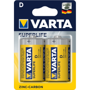 Батарейка VARTA SUPERLIFE D BLI 2 ZINC-CARBON