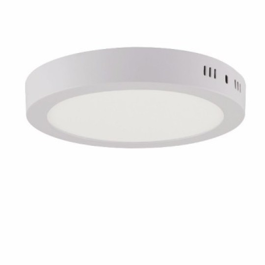 Світильник накладний круглий SMD Led 18W 4200K білий d-225мм 1300Lm /1/10 Caroline-18