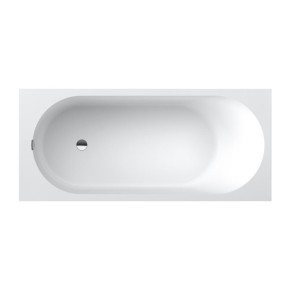 VILLEROY & BOCH OBERON 2.0 Solo ванна 180*80 см, кварілова з ніжками і зливом-переливом (UBQ181OBR2DV-01)