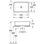 Умивальник VILLEROY & BOCH ARCHITECTURA 60х40 см білий Alpin (41276001)