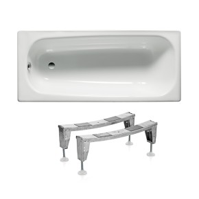 Комплект: ROCA CONTESA ванна 150*70 см прямоугольная + ножки (A236060000+A291021000)